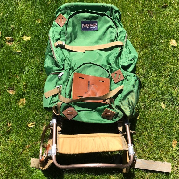 Jansport Other - Vintage JANSPORT Backpack Hiking Lightweight Aluminum Frame Waist Belt Nylon